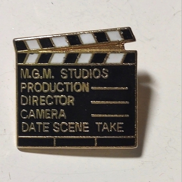 MGM Film Movie Clapper Board Pin Lot of 2 - Picture 11 of 14